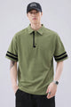 Turbo Contrast Placket Men's Polo T-Shirt