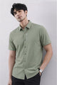 Turbo Waffle Motif Elegant Casual Shirt