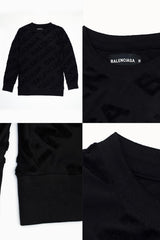 Balnciaga Men Sweatshirt In Black