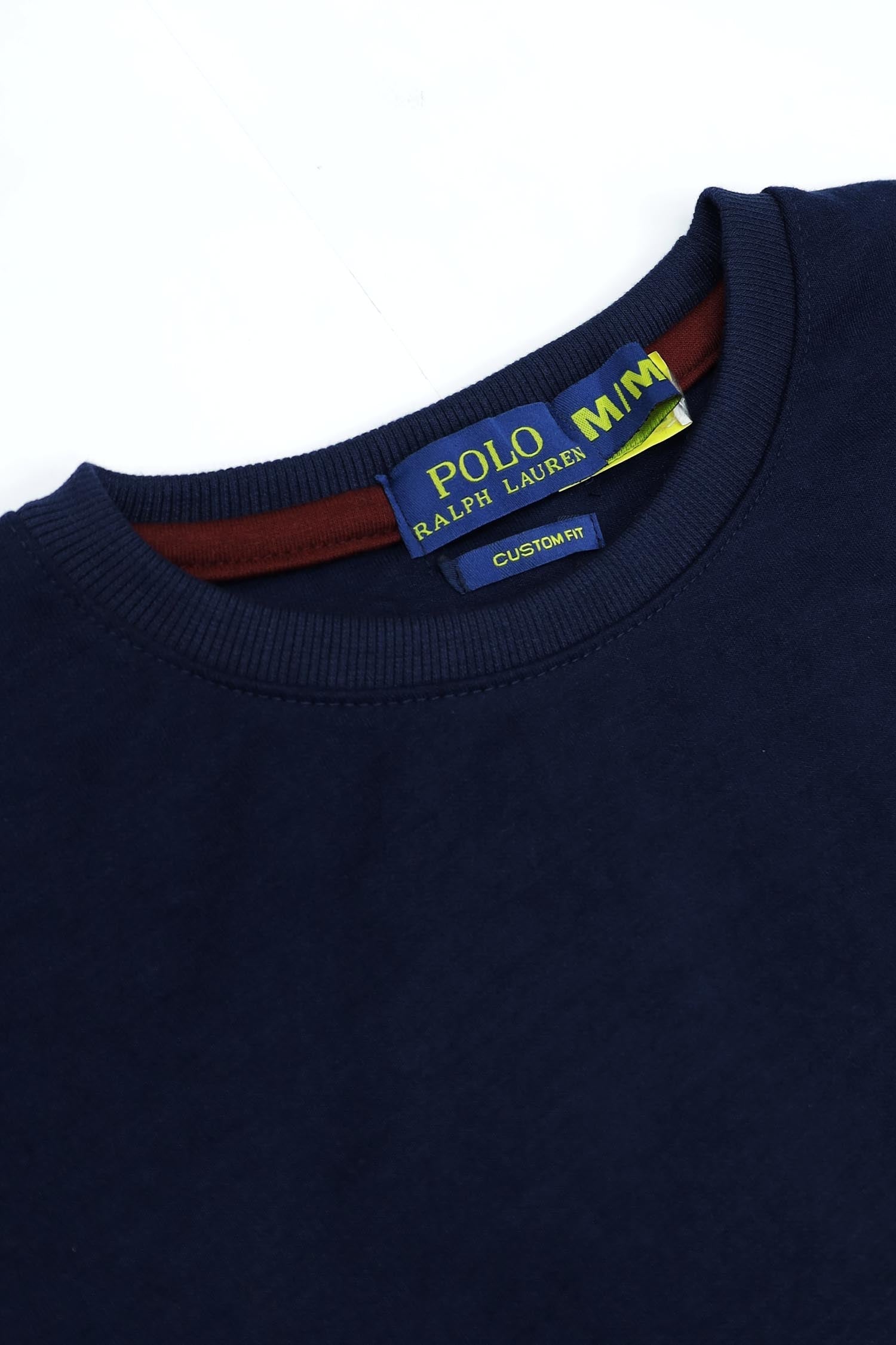 Ralph Lurn Embroidered Logo Sweatshirt In Navy Blue