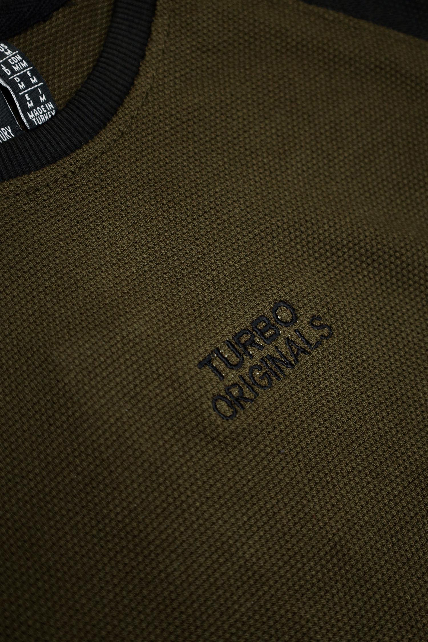 Turbo Embroided Logo Men's Sweatshirt