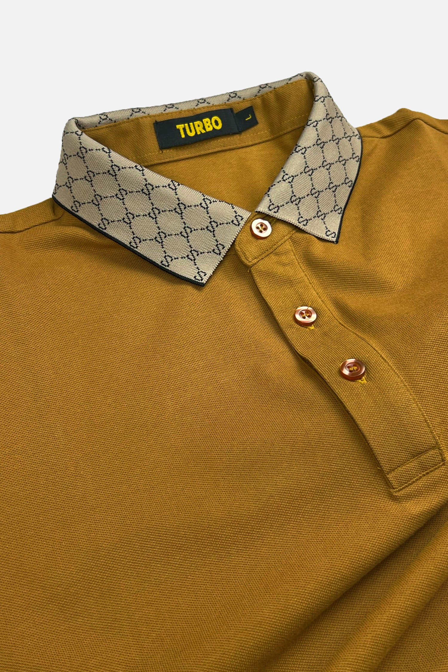 Turbo Bee Motif Polo Club Men's Polo Shirt