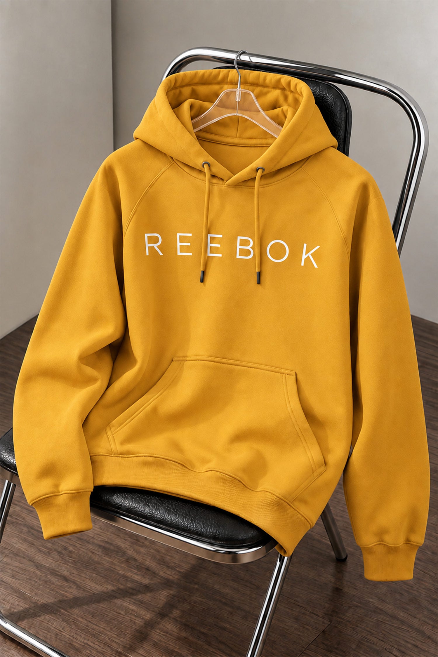 Rebok Core Over-Head Men's Hoodie In Mustard