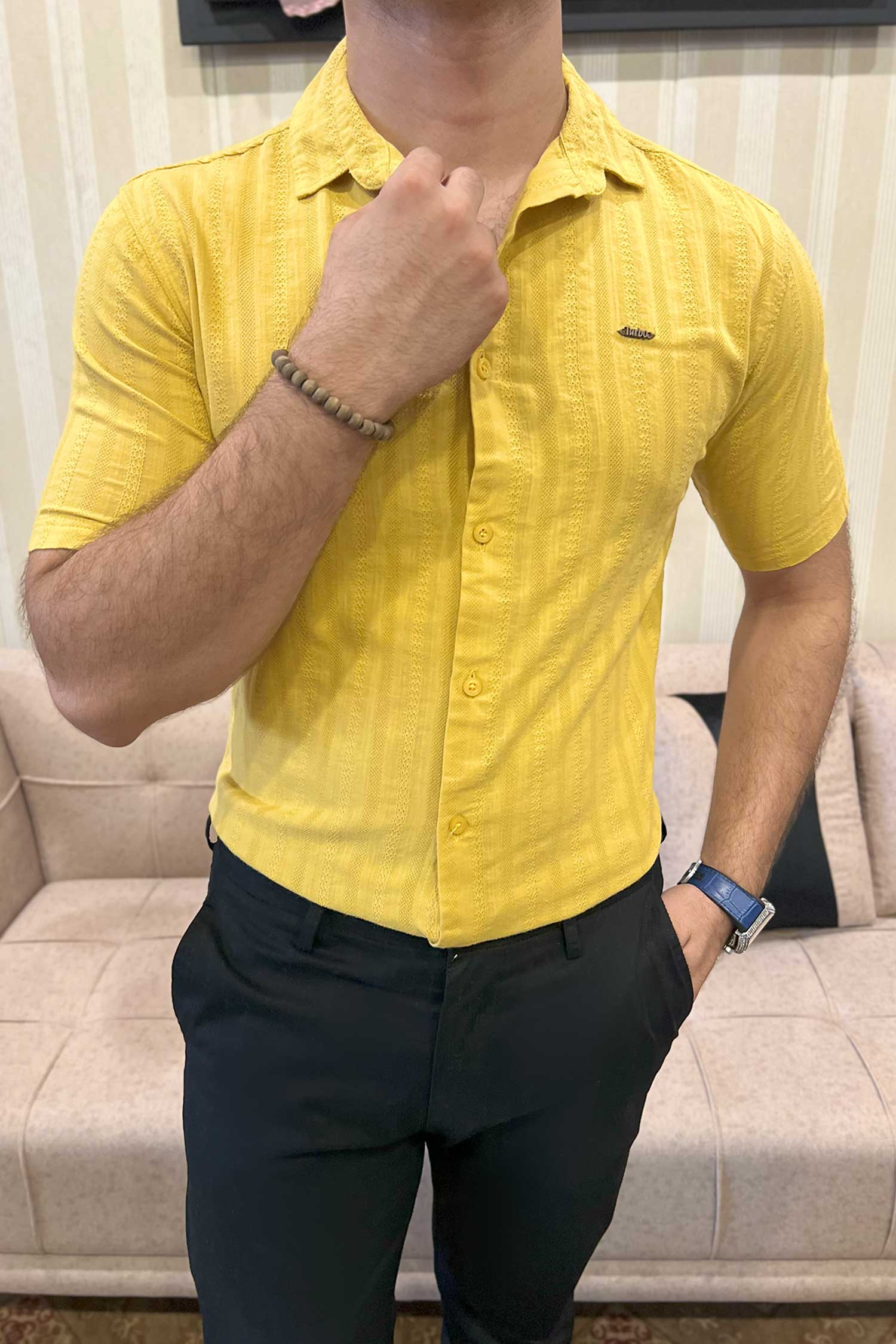 Turbo Endless Cool Embossed Casual Shirt