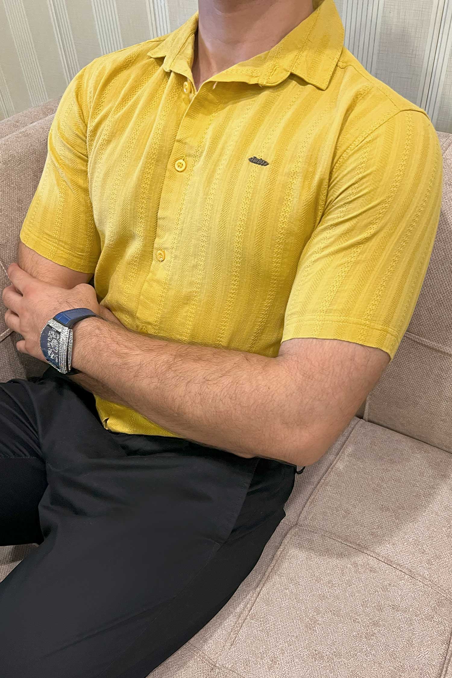 Turbo Endless Cool Embossed Casual Shirt