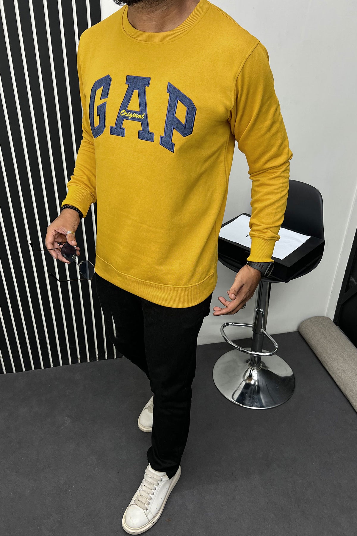 GP Aplic Arch logo Full Sleeves Men's Sweatshirt