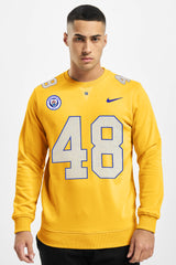 Nke Crew Neck Full Sleeves Men's Sweatshirt In Yellow