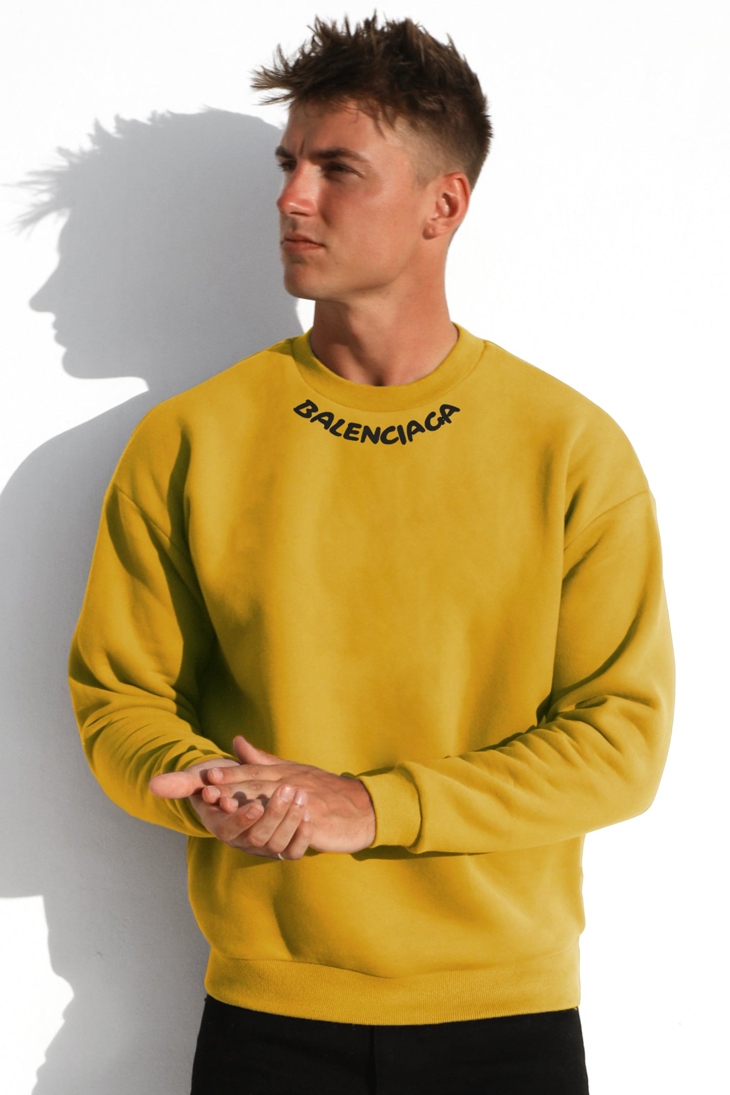 Blncaga Icon Writing Full Sleeves Sweatshirt