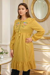 Embroidered Design Dooria Style Turkish Imported Top