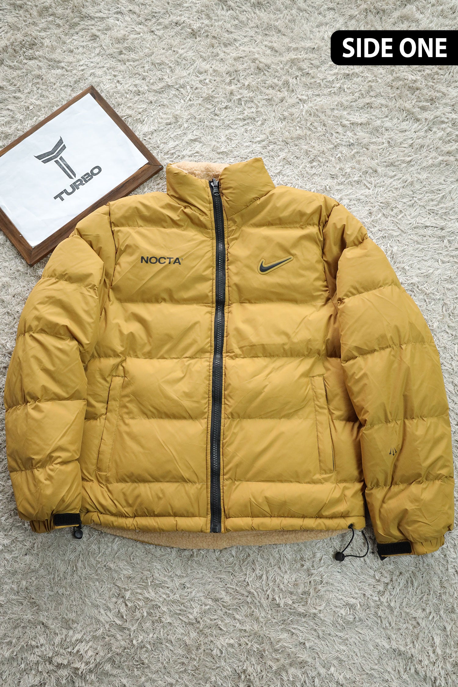 Nke Icon Inside Sherpa Double Sided Imported Puffer Jacket