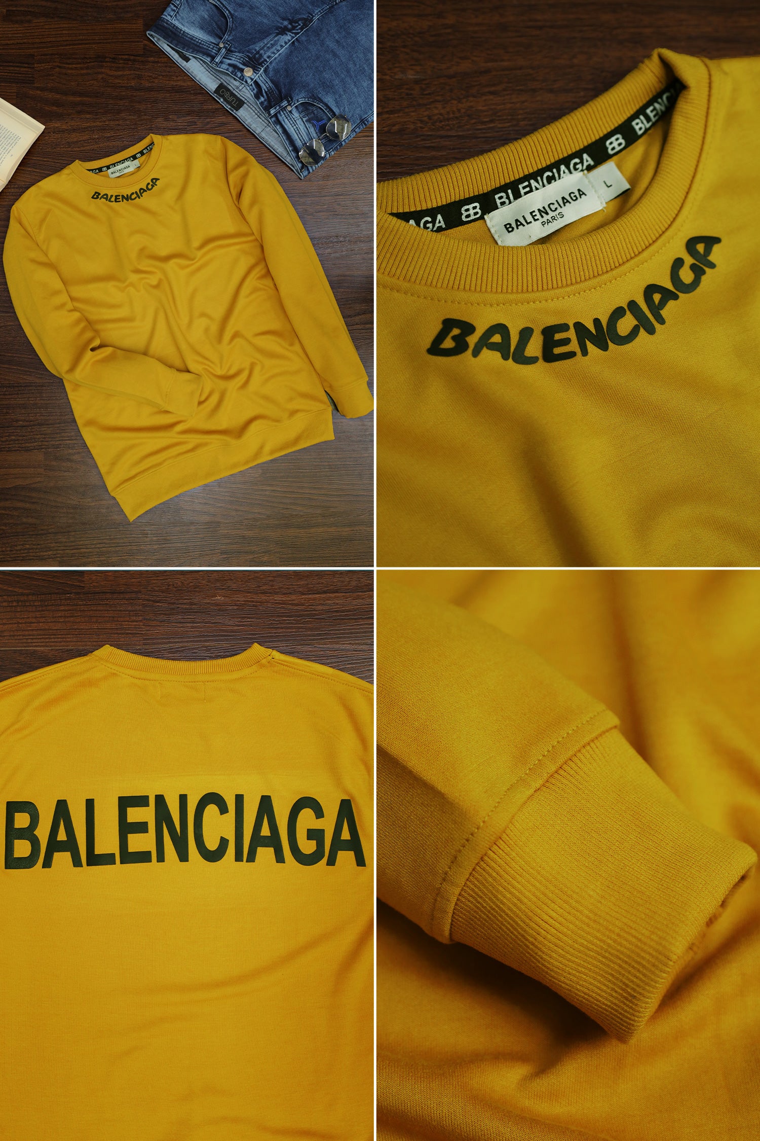 Blncaga Icon Writing Full Sleeves Sweatshirt