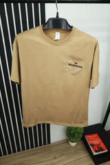 Front Pocket Design Oversized T-Shirt