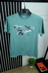 Rebok Front Slogan Round Neck T-Shirt