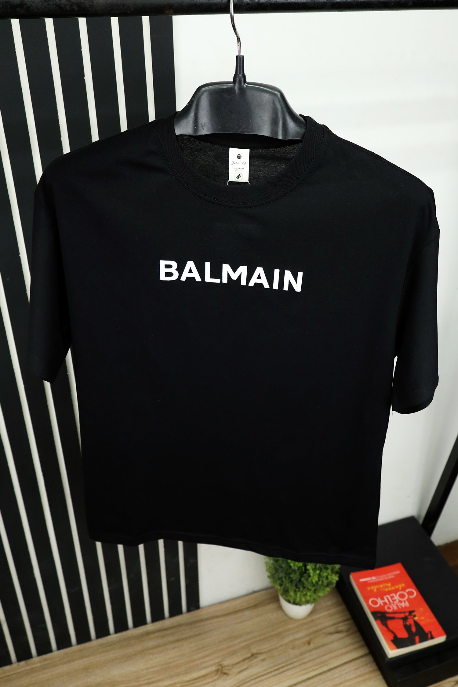 Blmain Front Slogan Oversized T-Shirt