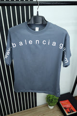 Balnciaga Front Slogan Oversized T-Shirt