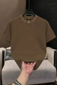Plain Cotton Lycra Round Neck Tee