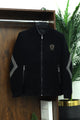 Front Logo Style Imported Men's Woollen Jacket In Black