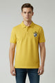 Turbo Bostn Cltics Team Men's Polo Shirt In Mustard Yellow