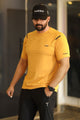 Turbo Sport Shoulder Striped Breathable Dry-Fit Tee