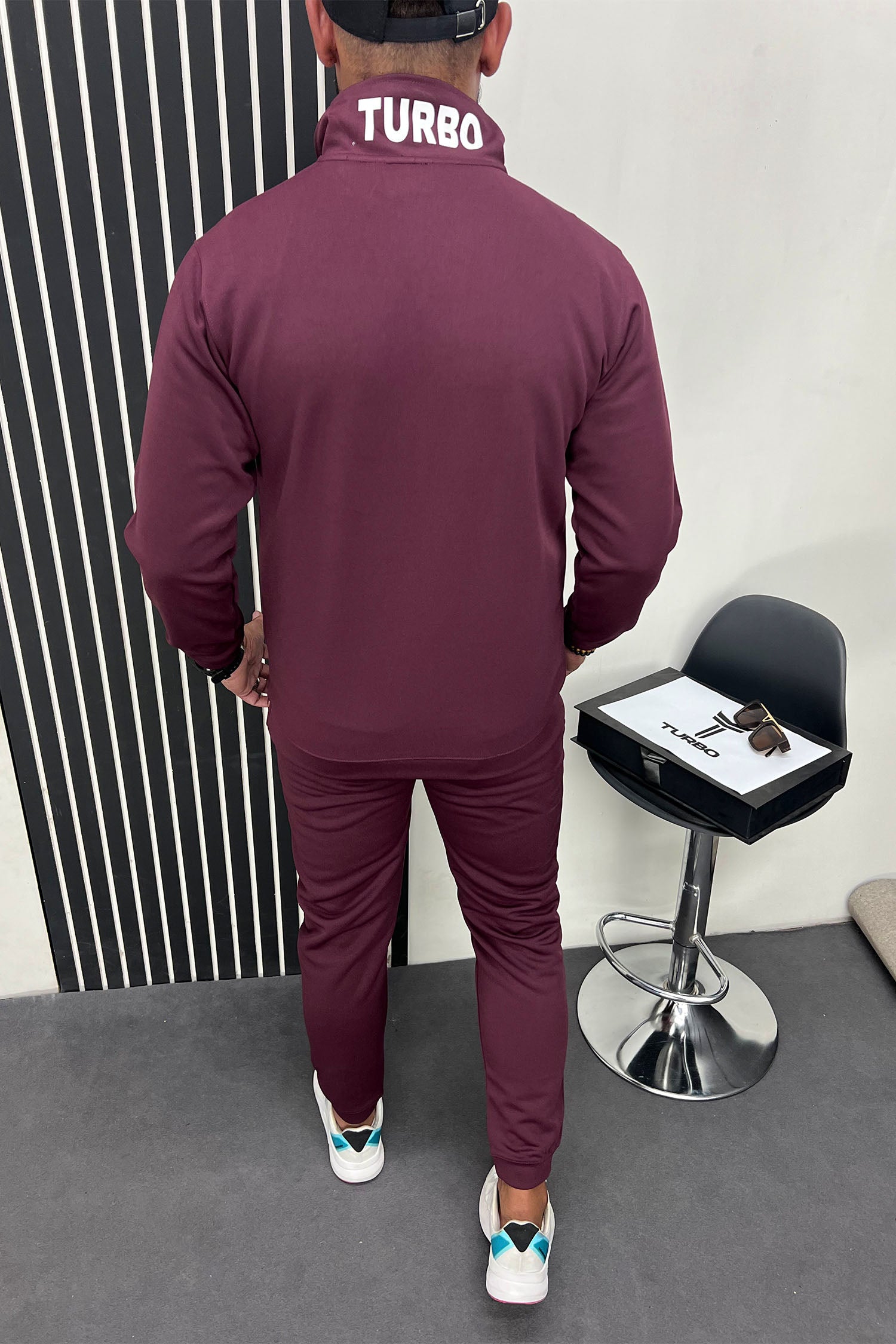 Turbo Half Zip Style Men Zipper Tracksuit