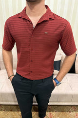 Turbo Snitch Striped Casual Shirt