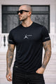 Jrdn Air Fit Edge Imp Dry-Fit Tee In Dark Navy