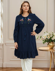 Embroidered Design Dooria Style Turkish Imported Top