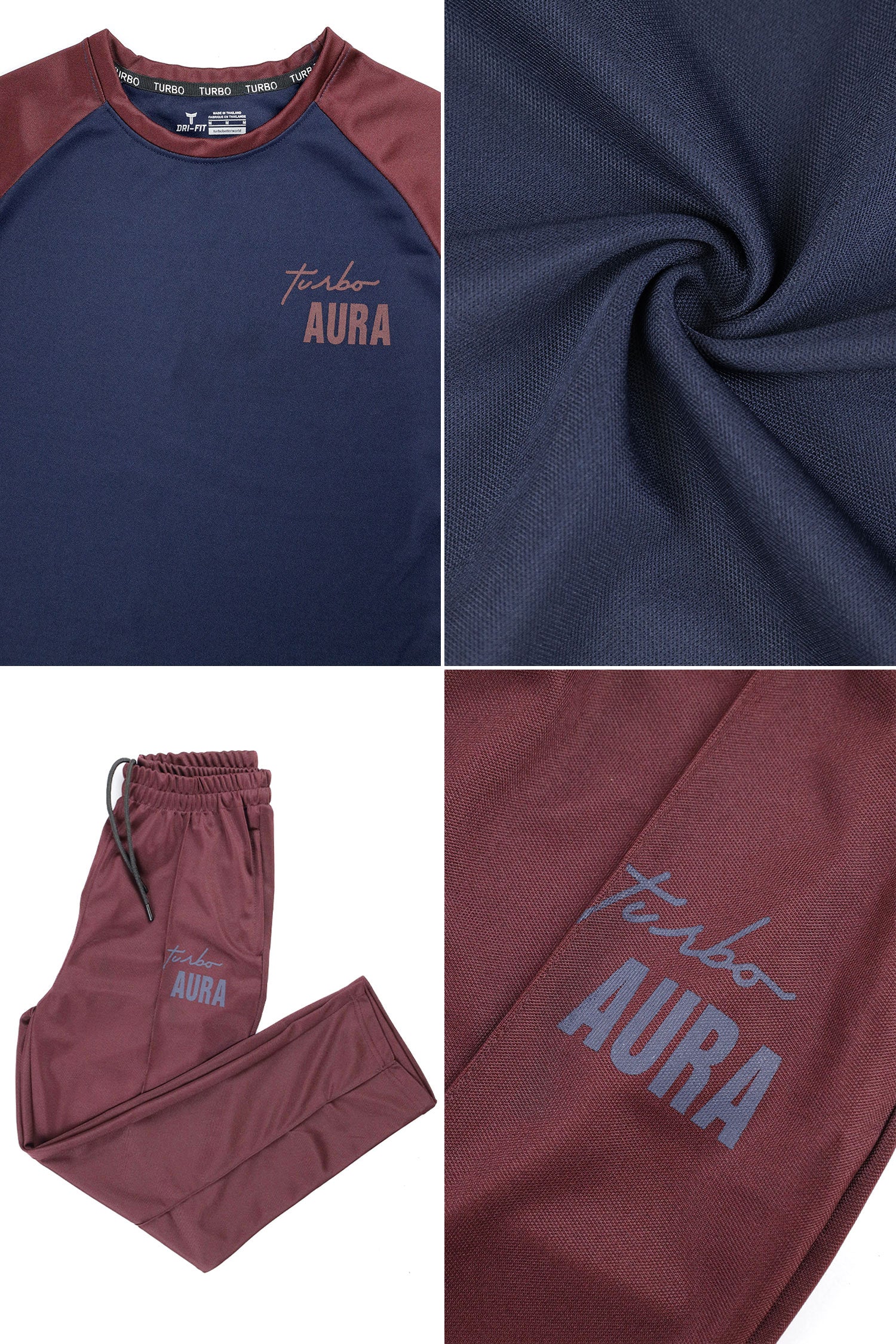 Turbo Aura Signature Typography Oversize Tracksuit