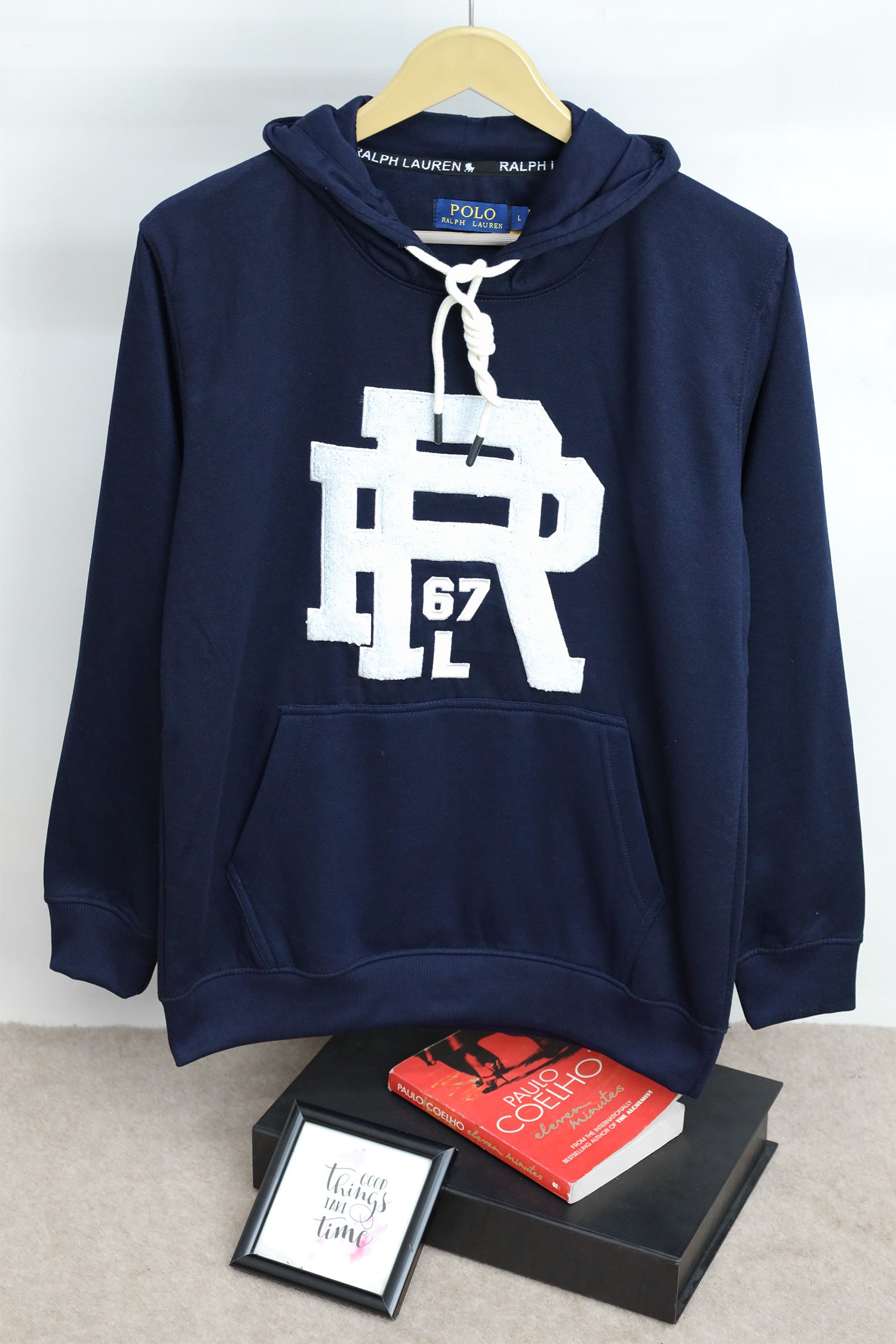 Rph Lren Polo Arts Letter Essential Fleece Hoodie