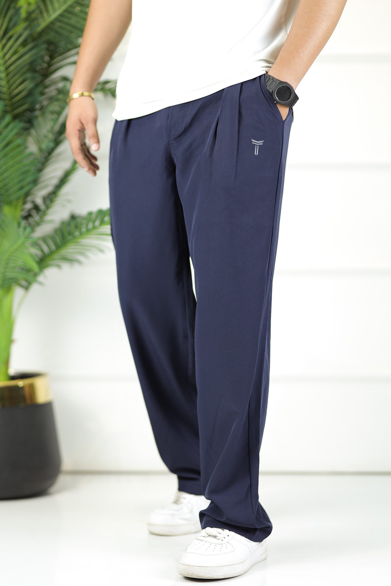 Turbo Urban Micro Box Plate Loose Bottom Trouser