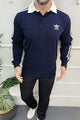 Adds Adicolor Rugby Imported Men's Sweatshirt In Navy Blue