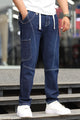 Turbo Side Cargo Style Denim Baggy Jeans