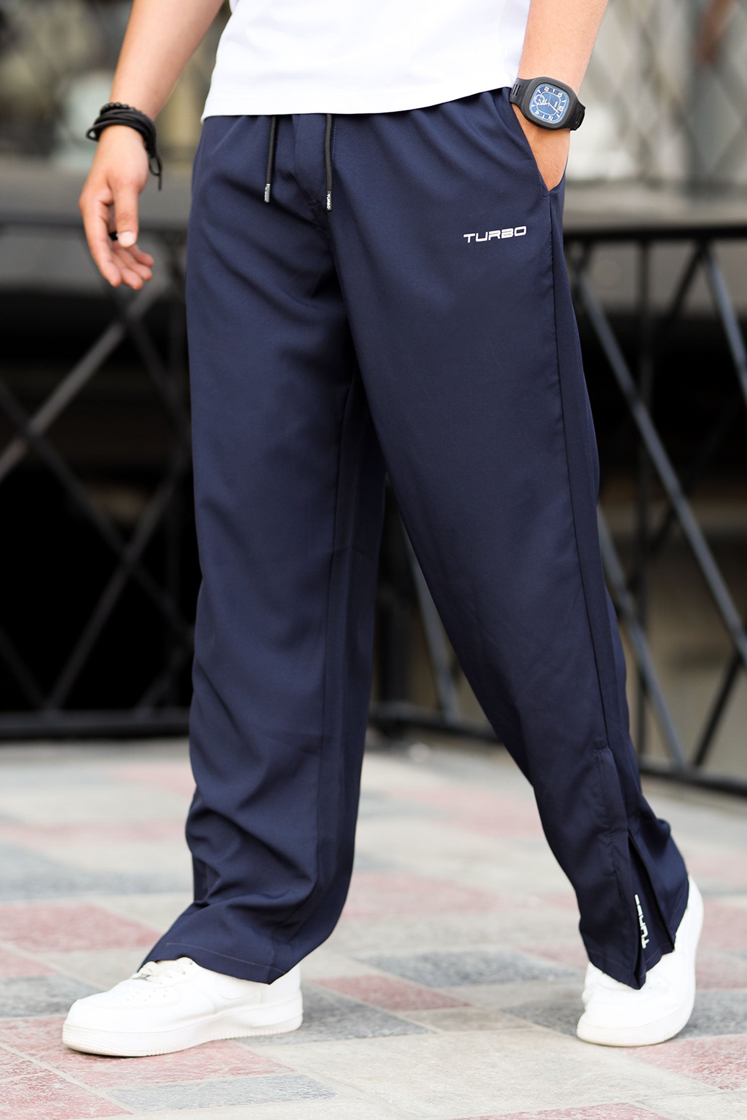 Turbo Loose Bottom Zip Style Imported Sportswear Trouser
