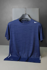 Nke Mler Smoke Textured Training Mesh Dry-Fit Tee