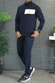 Polo Elite Motion Zipper Men's Co-Ord Set In Navy Blue