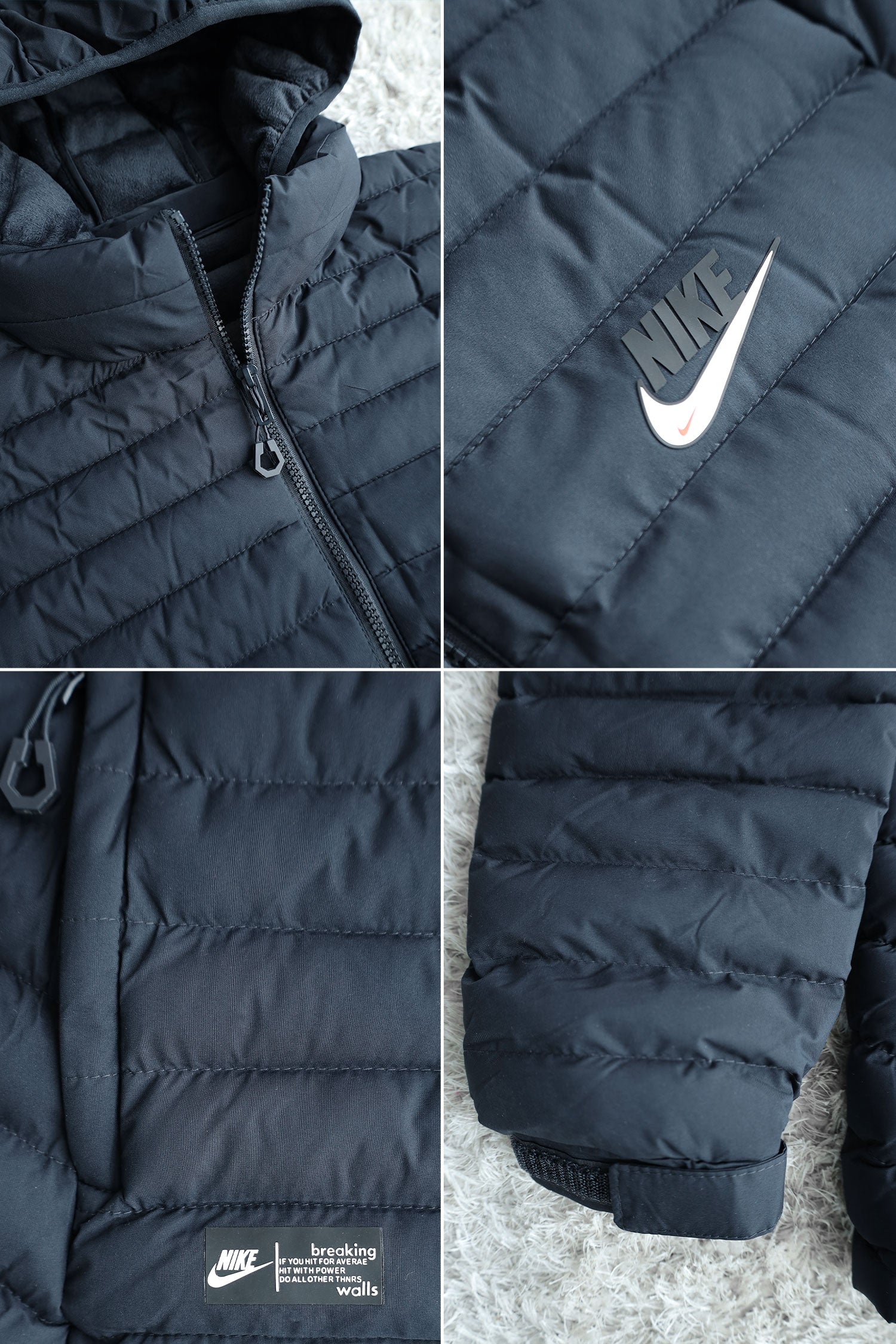 Nke Hooded Imported Puffer Jacket