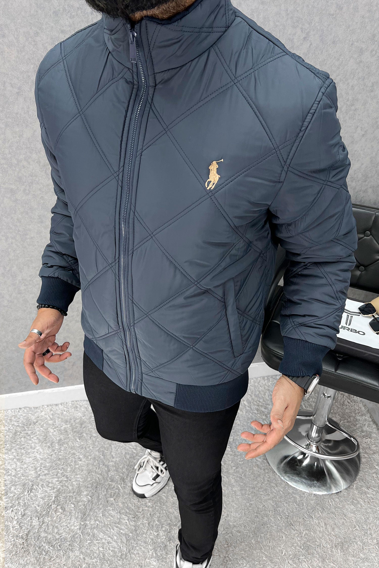 Rph Lren Polo Diamond Cut Stitch Imported Puffer Jacket