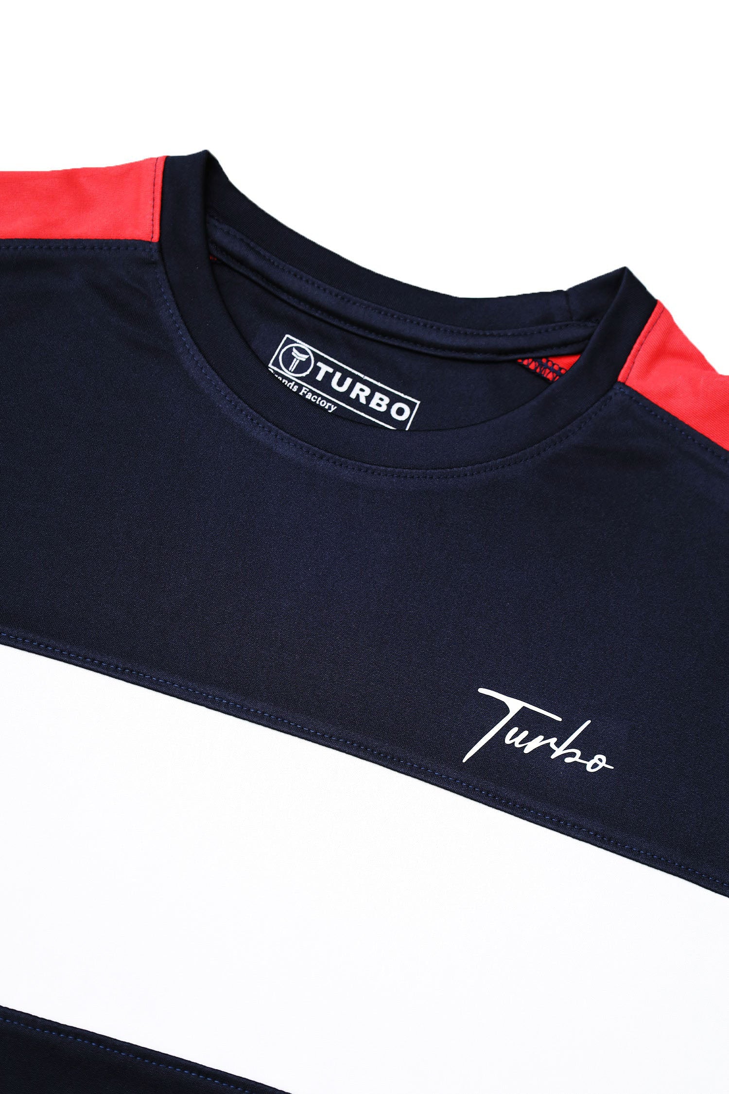 Turbo Color-Block Pannel Quick-Dry Shirt