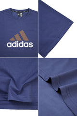 Adds Short Sleeve Imported Round Neck T-Shirt In Navy Blue