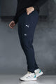 Pma Tapered Knit Grip Bottom Slim-Fit Trouser In Dark Navy