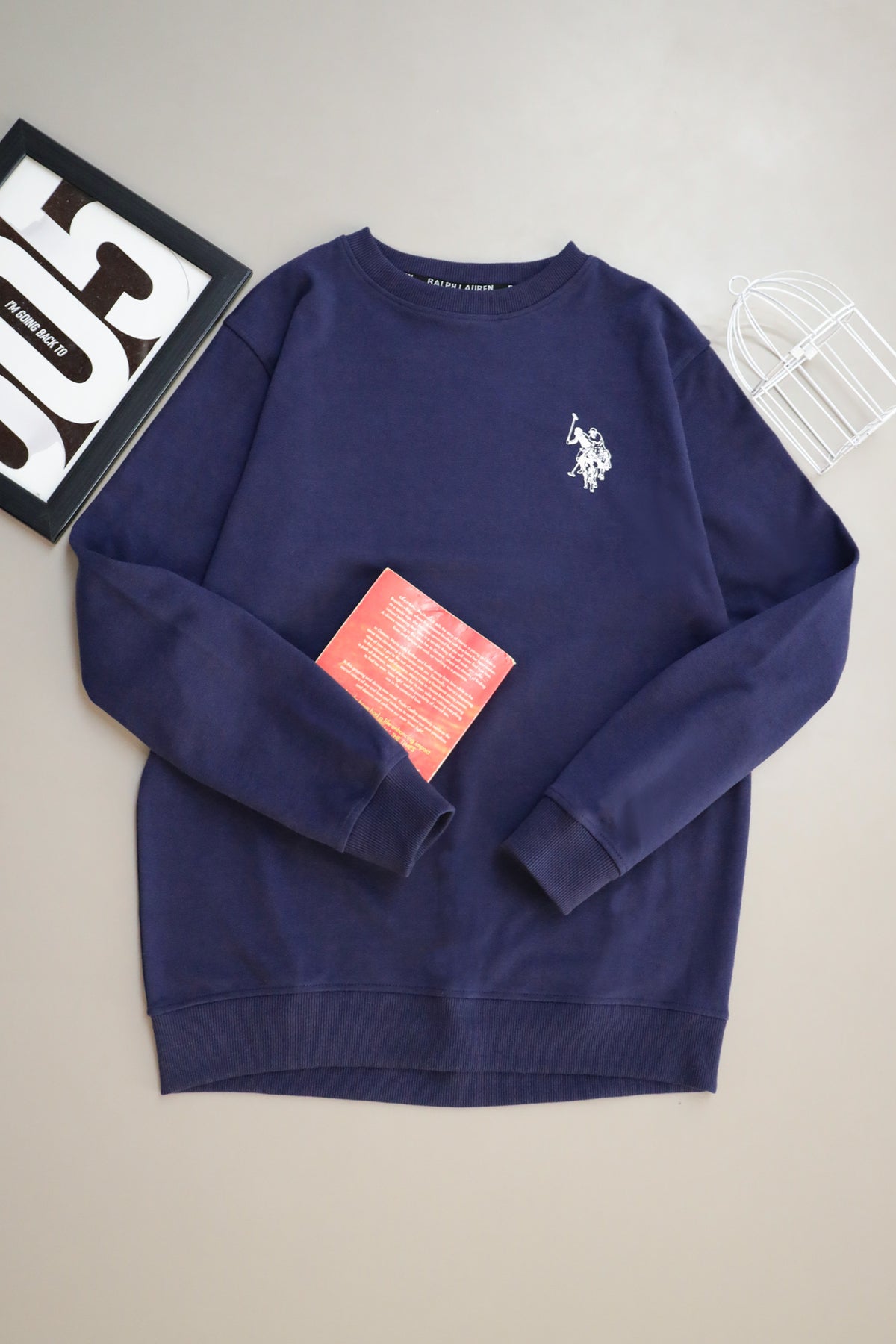 Rph Lren Neck Adele Round Neck Imported Men's Sweatshirt