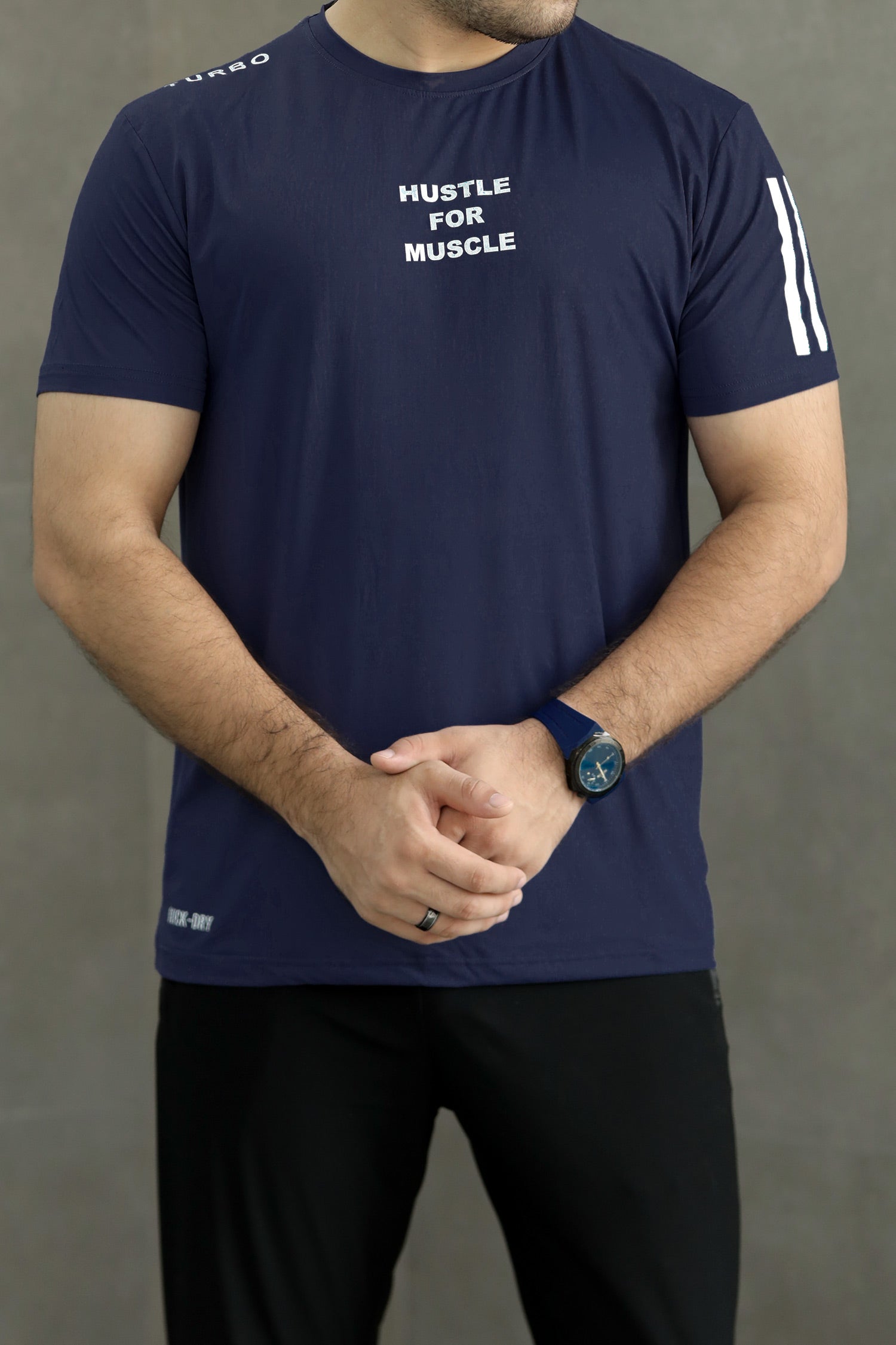 Turbo Hustle For Muscle Imp Dry-Fit Tee
