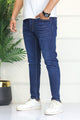 Turbo 'City Crop' Modern Slim Ankle Fit Jeans In Navy Blue