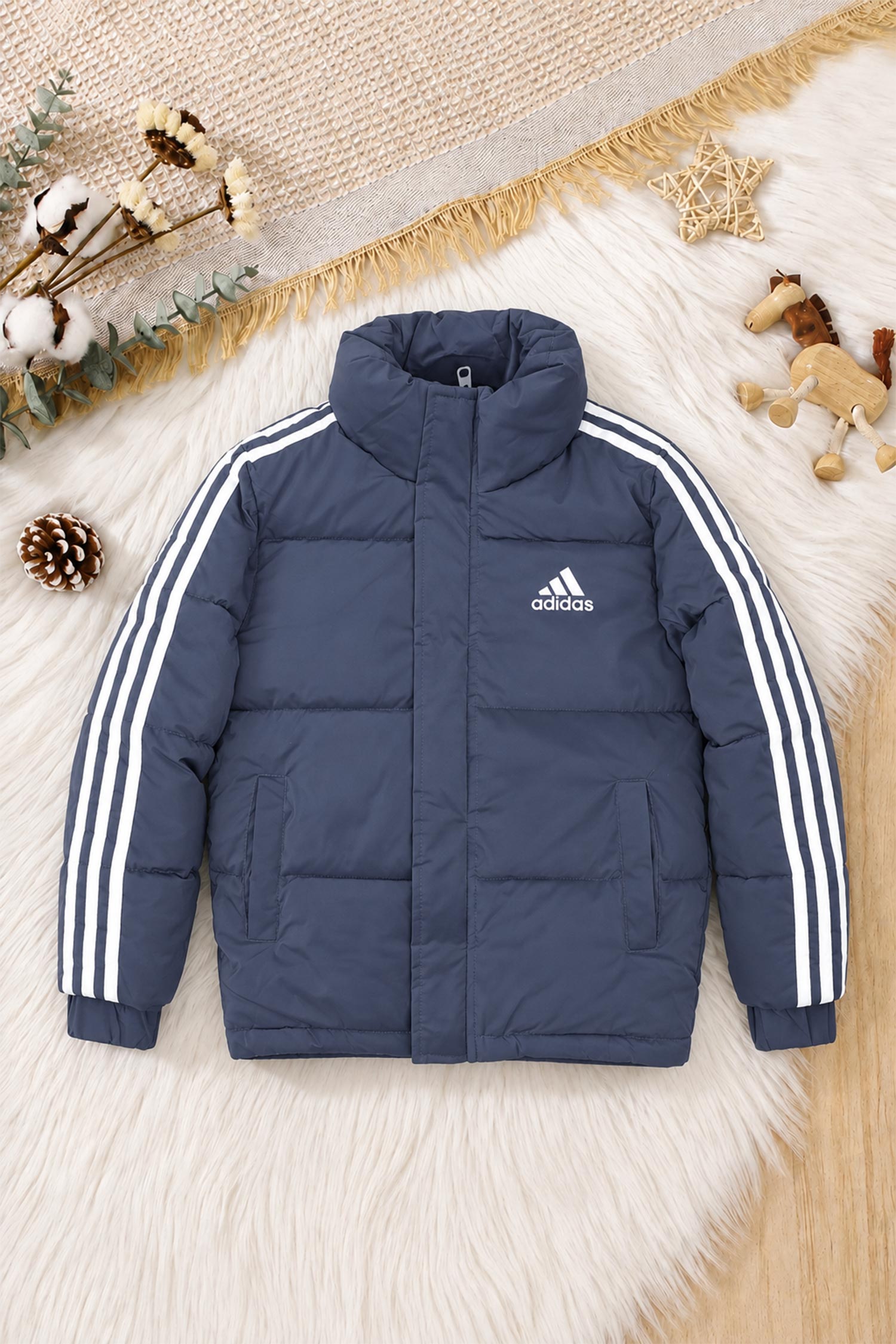 Adds Synthetic Shearling Imported Kid's Puffer Jacket