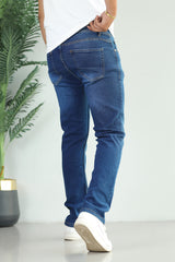 Turbo Kinetic-Move Tech Slim Fit Jeans In Navy Blue