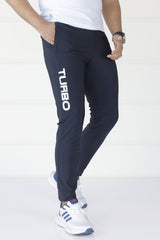 Turbo Relaxed Sport Training Men's Dryfit Trouser In Navy Blue