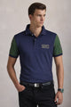 Hcket Heritag Colourblock Placement Men's Polo Shirt