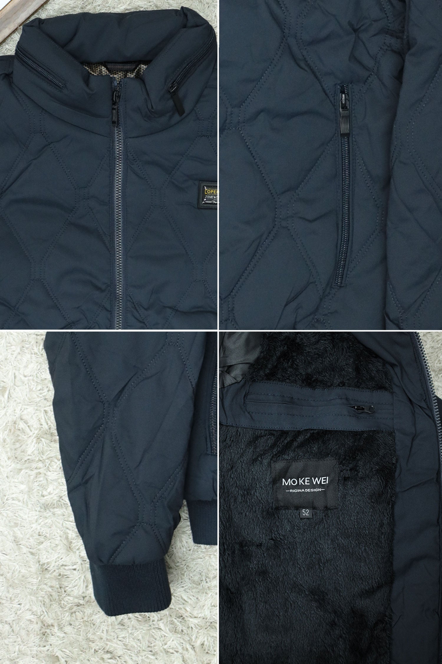 Wind Stopper Stitch Padded Imported Puffer Jacket