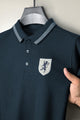 Grdno Square Texture Men's Polo Shirt