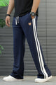 Turbo Club Striped Wide-Leg Loose Bottom Trouser
